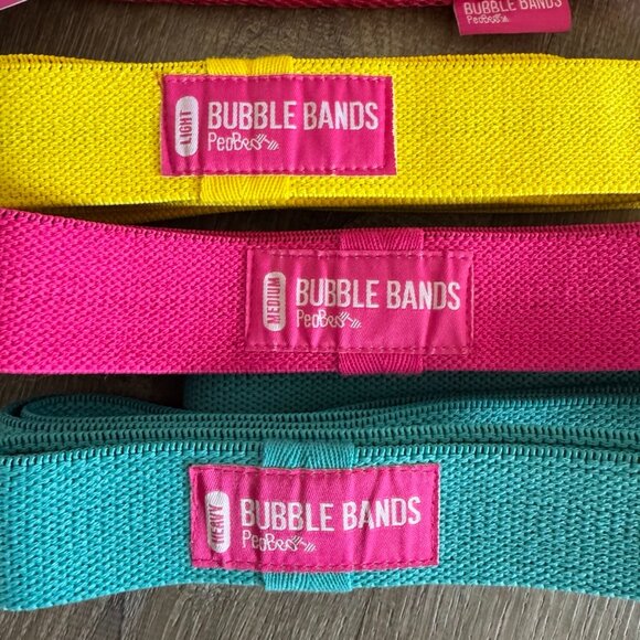 Fitness Bundle: Foam Roller, Long Resistance Bands, Door Anchor, and Mesh Bag - Picture 2 of 10